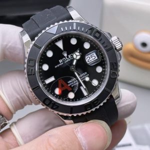 China Super Clone Yacht-Master Two-Tone with Everose-Tone Bezel and Black Dial