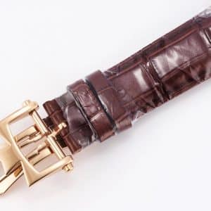 Super Clone Vacheron Constantin Traditionnelle 47200/000G-9019 41mm Black Dial Rose Gold Case Leather Strap TW Factory