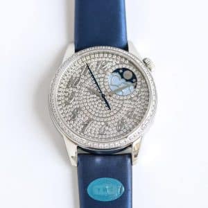 YMS Factory Super Clone Vacheron Constantin Égérie Moon Phase Ref. 8005F/000R-B958 Diamond Dial Replica
