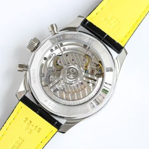 Breitling Navitimer Super Clone – BLS Factory Stainless Steel Black Dial White Sub-Dials on Black Leather
