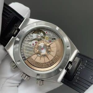 Super Clone Vacheron Constantin Overseas Chronograph 42.5mm Silver Dial Stainless Steel Rubber Strap VC Factory