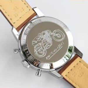 Super Clone Breitling Top Time 41 DEUS White Dial Stainless Steel Leather Strap BLS Factory
