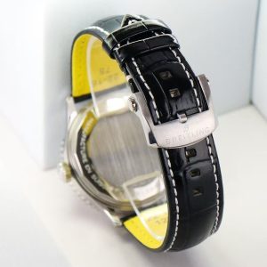 Breitling Navitimer Super Clone by BLS Factory — Steel Case, Black Dial, Black Leather Strap