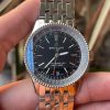 Breitling Navitimer Super Clone – BLS Factory Silver Case Black Dial on Steel Bracelet