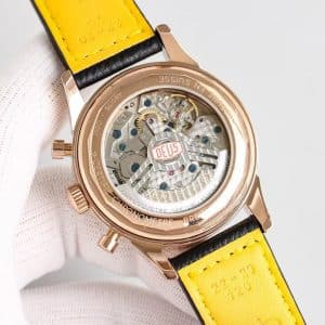 Super Clone Breitling Top Time 41 DEUS White Dial Rose Gold Case Leather Strap KB Factory