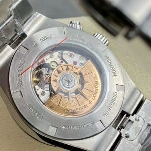 Super Clone Vacheron Constantin Overseas Dual Time 41mm Blue Dial Stainless Steel Bracelet BBS Factory