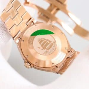 Super Clone Vacheron Constantin Overseas 42mm Black Dial Rose-Gold Stainless Steel Bracelet KB Factory