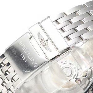 Breitling Navitimer Super Clone – GR Factory V2 Steel Case Silver-White Dial on Extendable Steel Bracelet