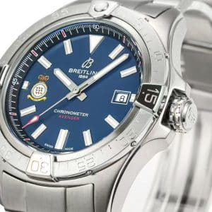 Super Clone Breitling Avenger 43 Blue Dial Stainless Steel Bracelet RAF Insignia Edition BLS Factory