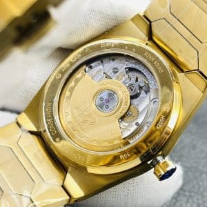 Super Clone Vacheron Constantin Historiques 222 37mm Gold Dial Yellow Gold Case Integrated Bracelet V9 Factory