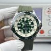 Super Clone Breitling Superocean 44 Green Camouflage Dial Stainless Steel Military-Green Rubber Strap