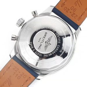 Breitling Navitimer Super Clone – BLS Factory Stainless Steel Blue Dial on Nubuck Leather