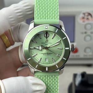 Breitling Superocean GMT Mint Green · BLS Factory China Replica Edition