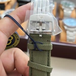 Super Clone Breitling Avenger 43 Green Dial Stainless Steel Military Strap BLS Factory