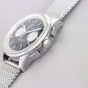 Super Clone Breitling Premier Chronograph 42 Reverse Panda – KB Factory (Mesh Bracelet)
