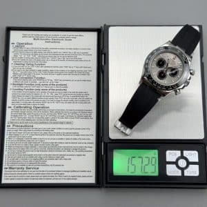 Rolex Daytona 116519LN “Cement Grey” — VS Factory V2 Super Clone (4131 Movement, Rubber Strap, 155g Weighted Edition)