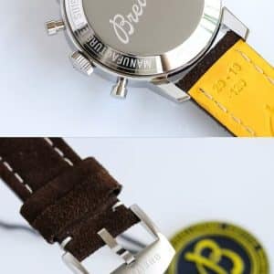 Super Clone Breitling Top Time 41 Zorro Dial Stainless Steel Leather Strap BLS Factory