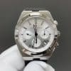 Super Clone Vacheron Constantin Overseas Chronograph 42.5mm Silver Dial Stainless Steel Rubber Strap VC Factory