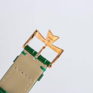 Super Clone Vacheron Constantin Traditionnelle 89000 Series 41mm Green Dial White Gold Case Leather Strap KB Factory