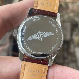 Breitling Navitimer Super Clone – TW Factory Rose Gold Bezel Cream Dial on Italian Calf Leather