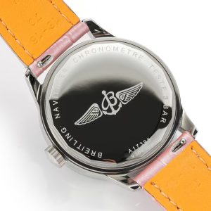 Breitling Navitimer 35 Super Clone – BLS Factory Diamond MOP Dial on Pink Leather