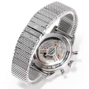 Super Clone Breitling Top Time 41 Classic Cream Dial Stainless Steel Mesh Bracelet BLS Factory