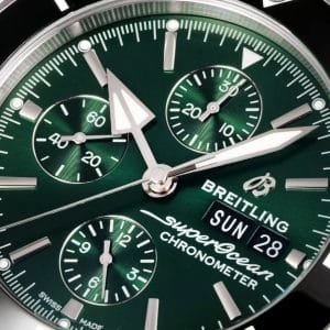Breitling Superocean Heritage II Chronograph Green Dial · BLS Factory China Replica Edition