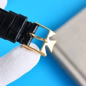 Super Clone Vacheron Constantin Égérie 4605F/000R-B496 36.5mm White Dial Rose Gold Case Leather Strap ZF Factory