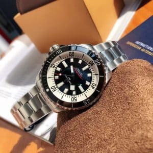 Super Clone Breitling Superocean 44 Blue Dial Stainless Steel Black Rubber Strap BLS Factory