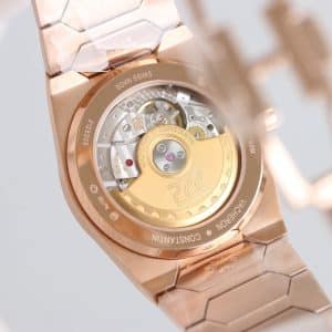 Super Clone Vacheron Constantin Historiques 222 37mm Black Dial Rose Gold Case Integrated Bracelet VC+ Factory
