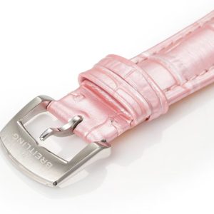 Breitling Navitimer 35 Super Clone – BLS Factory Diamond MOP Dial on Pink Leather