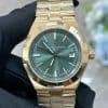 Super Clone Vacheron Constantin Overseas 41mm Green Dial Rose Gold Stainless Steel Integrated Bracelet PPF Factory