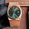 Super Clone Vacheron Constantin Historiques 4200H/000R-9359 37mm Green Dial Rose Gold Case Integrated Bracelet VC+ Factory