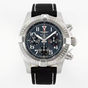 Super Clone Breitling Avenger 45 Black Dial Stainless Steel Case BLS Factory