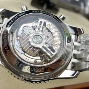 Super Clone Breitling Navitimer 43 Turquoise Blue Dial Steel Bracelet by BLS Factory