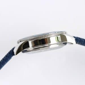 Super Clone Breitling Superocean Heritage II White Dial Blue Bezel Blue Rubber BLS Factory China Replica Edition