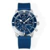 Super Clone Breitling Superocean Heritage II Chronograph 44 Blue Dial Blue Bezel BLS Factory Replica (China Edition)