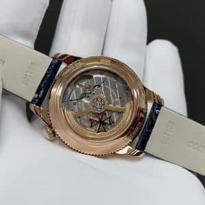 YMS Factory Super Clone Vacheron Constantin Traditionnelle Moon Phase Ref. 83570/000R-9915 Pavé Dial Replica