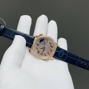 YMS Factory Super Clone Vacheron Constantin Traditionnelle Moon Phase Ref. 83570/000R-9915 Pavé Dial Replica
