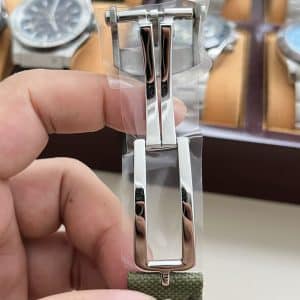 Super Clone Breitling Avenger 43 Green Dial Stainless Steel Military Strap BLS Factory