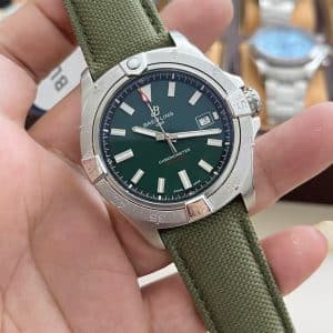 Super Clone Breitling Avenger 43 Green Dial Stainless Steel Military Strap BLS Factory