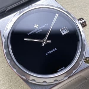 Super Clone Vacheron Constantin Historiques 4200H/000A-B755 37mm Black Dial Steel Case Integrated Bracelet TW Factory