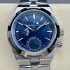 Super Clone Vacheron Constantin Overseas 7900V Dual Time 41mm Blue Dial Stainless Steel Bracelet BBS Factory
