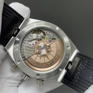 Super Clone Vacheron Constantin Overseas Chronograph 42.5mm Silver Dial Stainless Steel Rubber Strap VC Factory