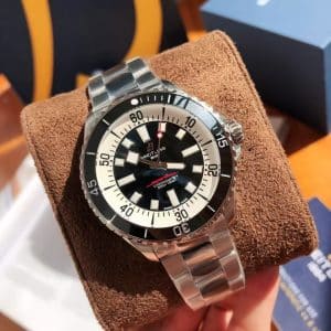 Super Clone Breitling Superocean 44 Blue Dial Stainless Steel Black Rubber Strap BLS Factory
