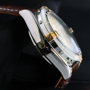 Super Clone Breitling Montbrillant Chronograph Two-Tone Cream Dial BLS Factory