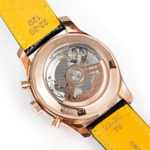 Breitling Navitimer Super Clone by BLS Factory — Rose-Gold Case, Green Dial, Black Leather Strap