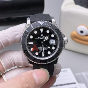 China Super Clone Yacht-Master Two-Tone with Everose-Tone Bezel and Black Dial
