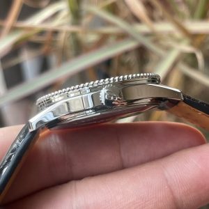 Breitling Navitimer Super Clone – BLS Factory Rose Gold Gray Dial on Leather Strap