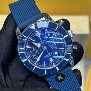 Super Clone Breitling Superocean Heritage Chronograph Blue Dial · K Factory China Replica Edition